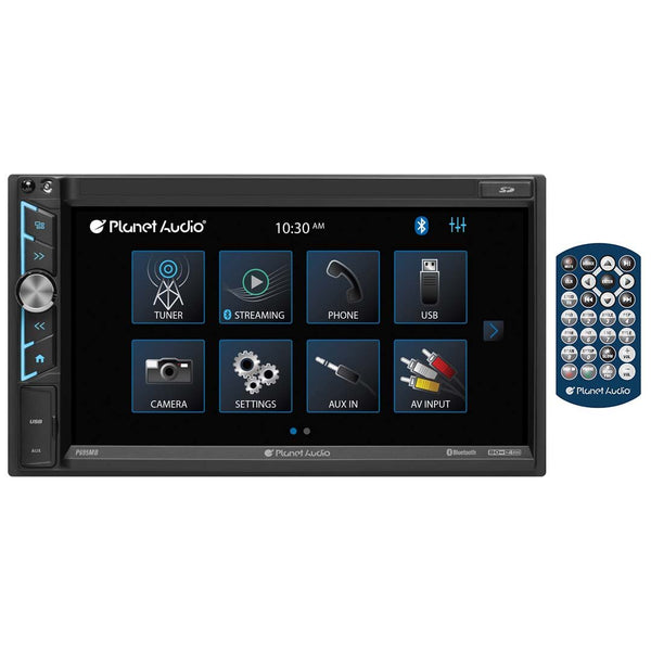 Planet Audio 6.95" Double DIN Fixed Face Touchscreen Mechless Receiver P695MB
