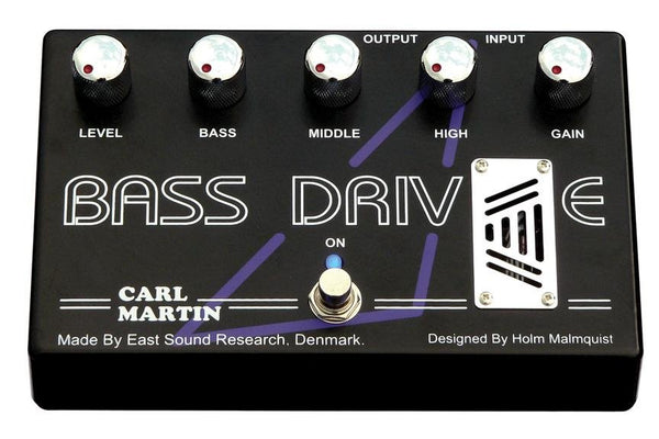 Carl Martin Bass Drive Bass EQ Effect Pedal - CM0021