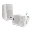 Pyle Home 6.5" Indoor/Outdoor Wall-Mount Bluetooth Speakers - White - PDWR61BTWT