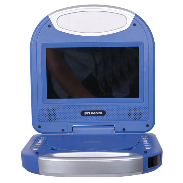 SYLVANIA SDVD7049-BLUE 7-In. Portable DVD Player w/ Handle & Earphones (Blue)