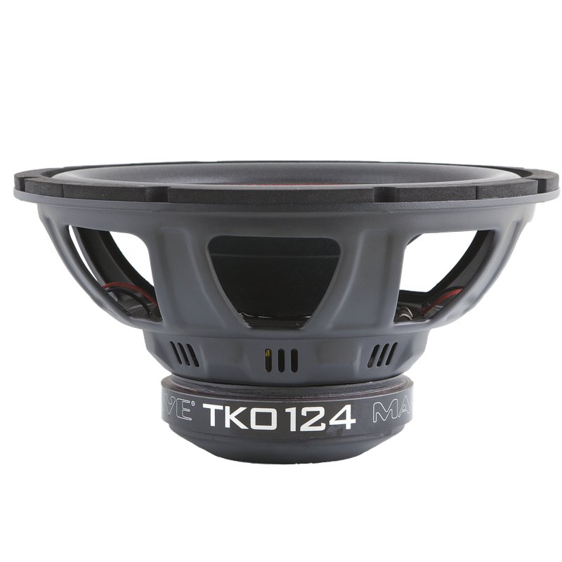 Massive Audio TKO124 12" 300 Watts RMS Dual 4 Ohm Subwoofer