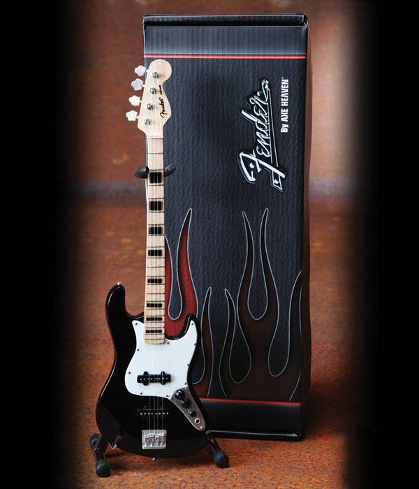 Axe Heaven Fender Black Jazz Mini Bass Guitar Replica - FJ-003