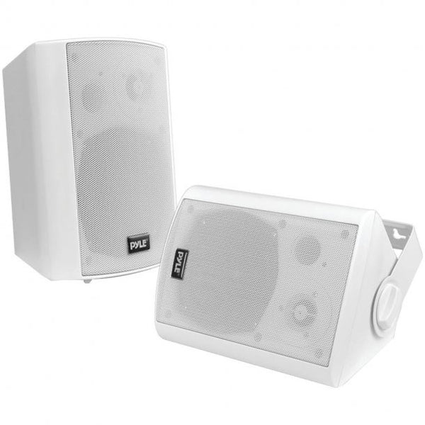 Pyle Home 6.5" Indoor/Outdoor Wall-Mount Bluetooth Speakers - White - PDWR61BTWT