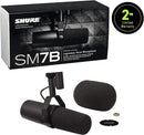 Shure SM7B Vocal Microphone Large Diaphragm Cardioid Dynamic Mic
