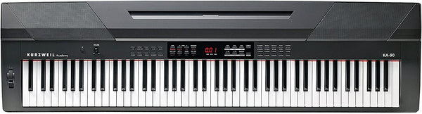 Kurzweil Portable 88-Key Digital Piano w/ Weighted Keyboard - Black - KA90-LB-U