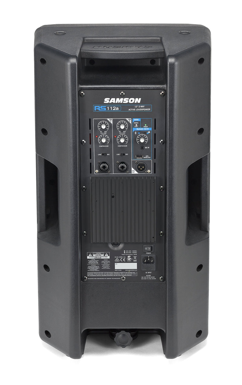 Samson 400 Watt 2-Way Active Loudspeakers - RS112A
