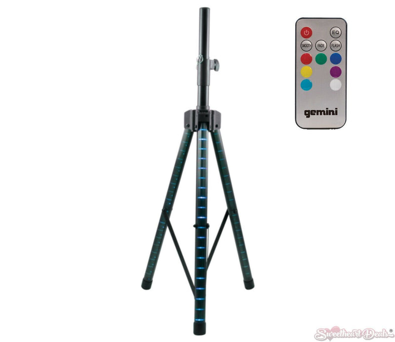 Gemini STL-100 Light Up Speaker Stand with Remote