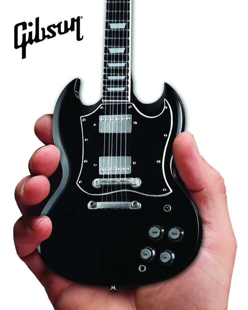 Axe Heaven Gibson SG Standard 1:4 Mini Guitar Replica - Ebony - GG-221