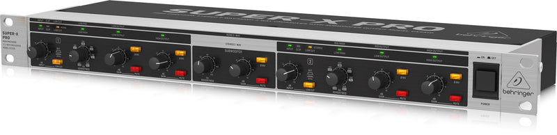 Behringer High-Precision Stereo 2-Way/Mono 3-Way Crossover w/ Subwoofer Output