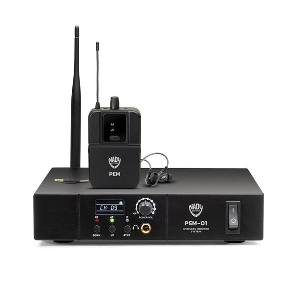 Nady UHF 16-Channel Wireless Professional In-Ear Monitor System - PEM-01
