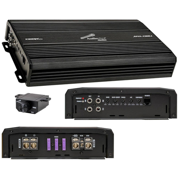 Audiopipe Monoblock Amplifier 1300W RMS APXL-1300.1