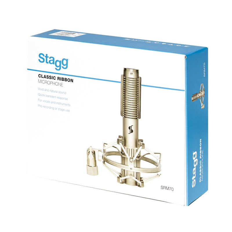 Stagg Ribbon Vocal & Instrument Microphone - Figure-8 - SRM70