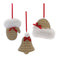 Cozy Mitten Hat and Bell Ornament (Set of 12)