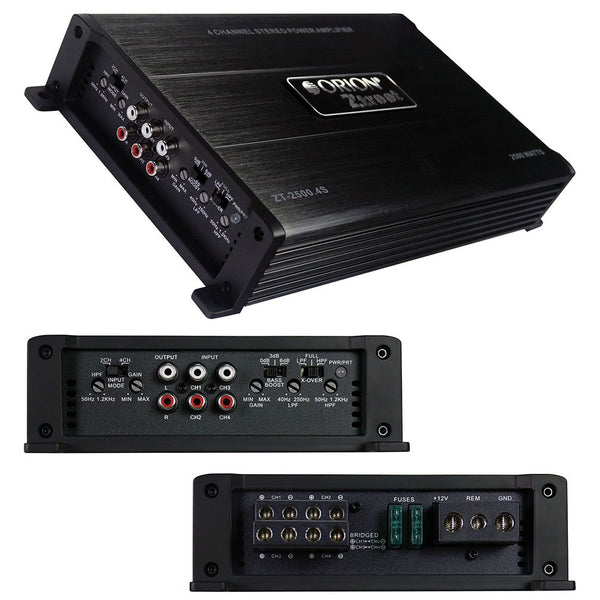 Orion Ztreet Amplifier 2500 Watt 4 Channel ZT-2500.4S