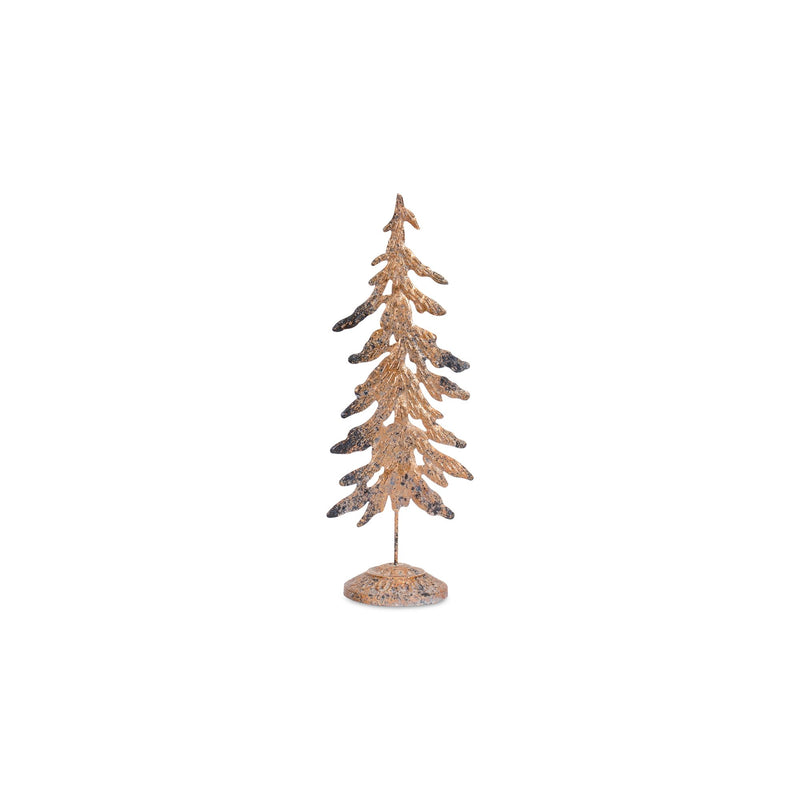 Rustic Bronze Metal Cut Out Tree Décor (Set of 6)