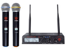 Nady Dual HT 200-Channel UHF Wireless Handheld Microphone System - U-2100 HT