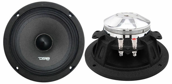 DS18 EXL-MM84NB 500W Max 200W RMS 8" Fullrange Speaker
