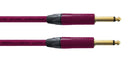 Cordial Andrew Gouché Signature 30' 1/4″ to 1/4″ Straight Purple Cable - CSI9PP