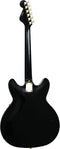 Hagstrom 67' Viking II Hollow-Body Electric Guitar - Black Gloss - VIK67-G-BLK