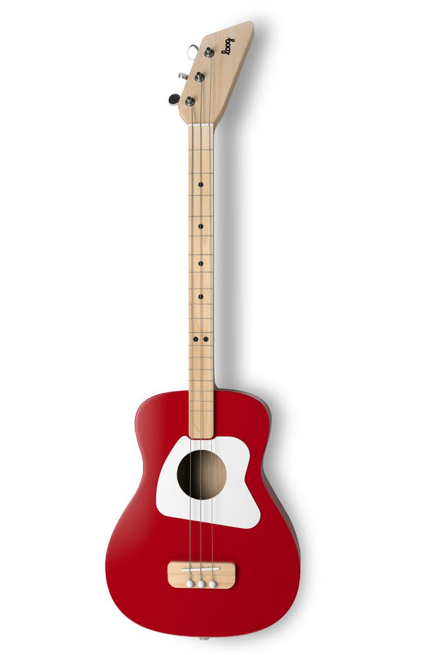 Loog Pro Acoustic Guitar for Children & Beginners - Red - LGPRCARCT