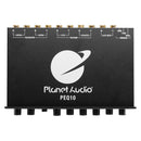 Planet Audio 4 Band Equalizer Aux input master volume control half DIN - PEQ10