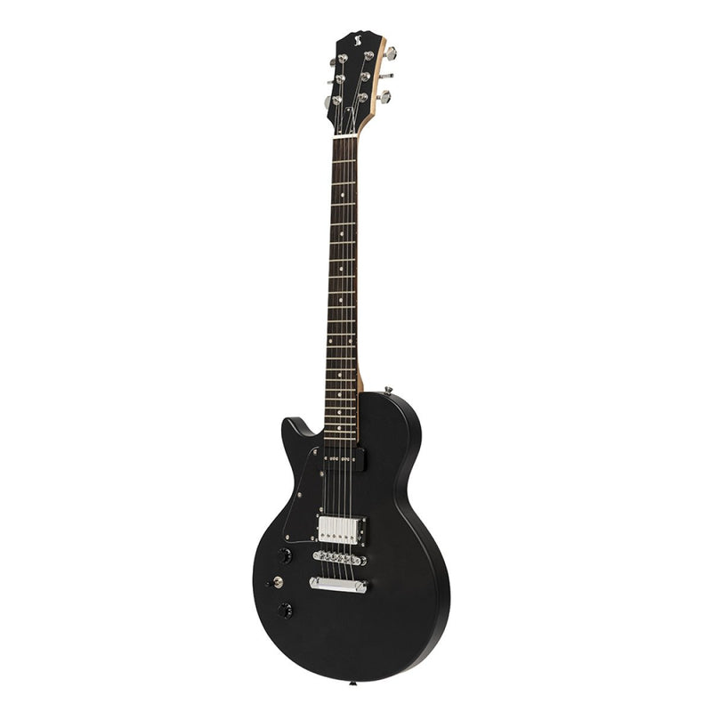 Stagg Standard Series Flat Top Electric Guitar - Black - Left Hand