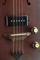 JN Guitars 4-String Acoustic-Electric Cigar Box Guitar w/ Gig Bag - Cask Burst