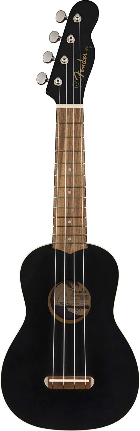 Fender Venice Soprano Ukulele - Black