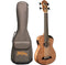 Oscar Schmidt Acoustic Electric Ukulele Bass with Gigbag - Flame Maple - OUB800K