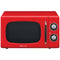 Magic Chef .7 Cubic-ft 700-Watt Retro Microwave Red MCD770CR
