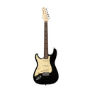 Stagg Left-Handed Electric Guitar - Brilliant Black - SES-30 BK LH