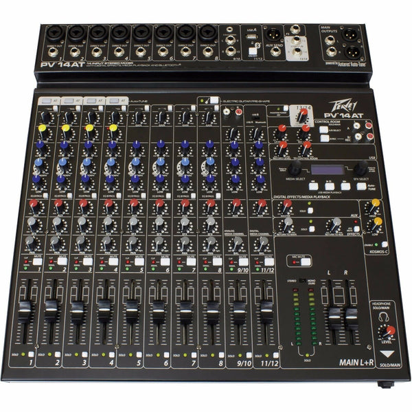 Peavey PV 14 AT Mixing Console with Bluetooth Effects and Antares Auto-Tune