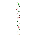 LED Lighted Sleigh Bell String Garland (Set of 12)