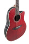 Ovation Applause Acoustic Electric Guitar - Ruby Red Satin - AB24-2S