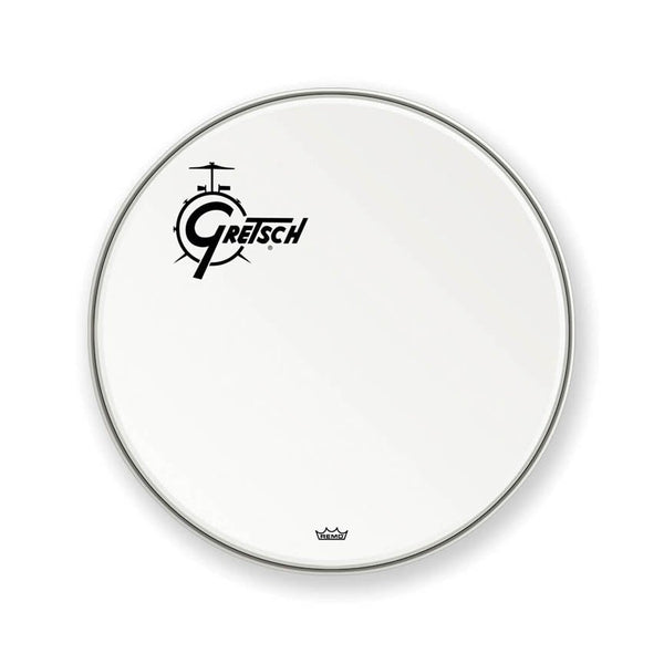 Gretsch 22" Bass Drum Head - Offset Logo - GRDHCW22O