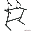 Quik Lok Z-726 Double Tier Height Adjustable Keyboard Stand