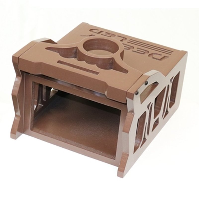 DEEJAY LED 1 DIN Space Plus 2 EQ Wooden Controller Case - Brown Honda Style