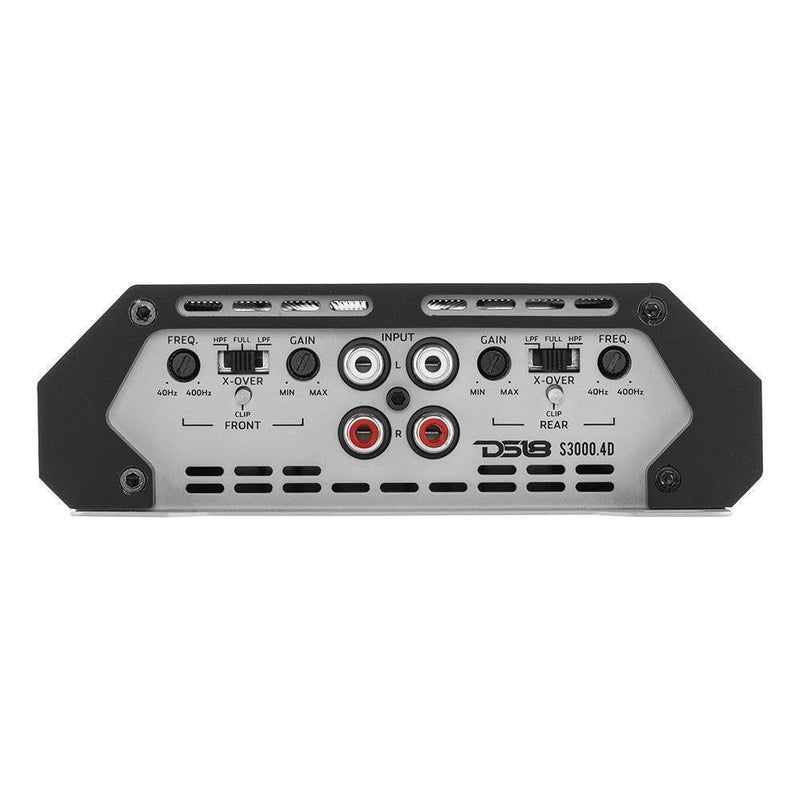 DS18 Select Class D 4 Channel 3000 Watts Amplifier - Red - S30004DRD