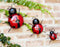 Metal Lady Bug Garden Decor (Set of 6)