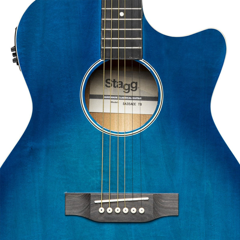 Stagg blue deals acoustic guitar