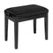 Stagg Highgloss Black Adjustable Piano Bench with Black Velvet Top - PB06 BKP VB