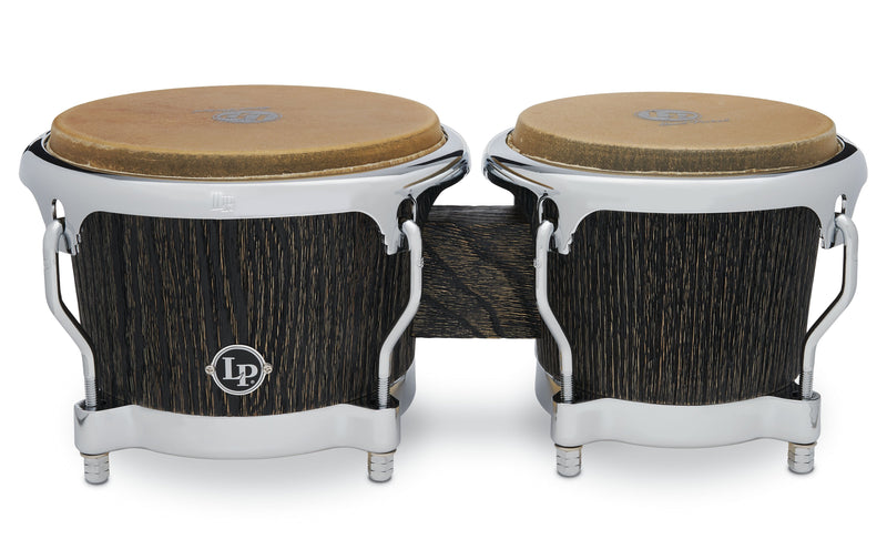 LP Uptown Series Bongo Set - Sculpted Ash w/ Chrome Hardware - LP201SA