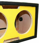 DeeJay LED 10" Side Speaker Enclosure w/ 4 Horn Ports - Yellow