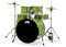 PDP Center Stage 5-Piece Full Drum Kit - 10/12/12/22/14 - Electric Green Sparkle