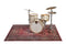Drum N Base  7.4' X 6’ Vintage Persian Style Stage Rug - Red - VP225-ORD