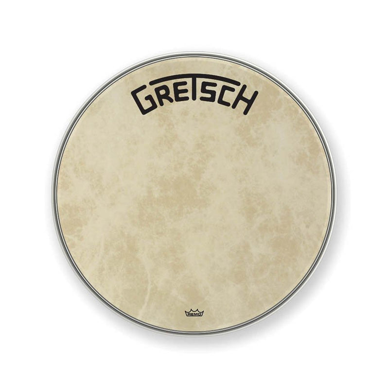 Gretsch Broadcaster Logo Bass Drum Head Fiberskyn - GRDHFS22B