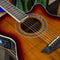 Washburn EA55G-A Festival Series Cutaway Acoustic/Electric Guitar. Koa Burst