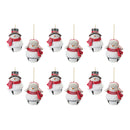 Snowman Sleigh Bell Ornament (Set of 12)