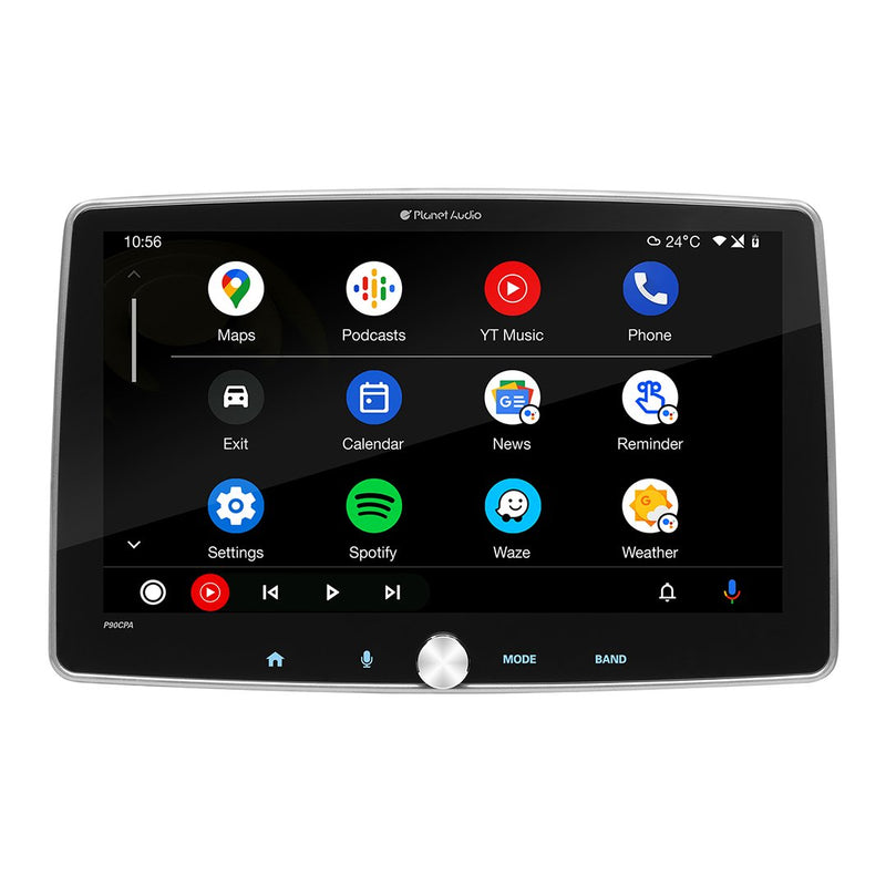 Planet Audio 10.1″ Touchscreen w/ Apple CarPlay, Android Auto & Backup Camera