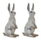 Weathered Rabbit Statue (Set of 2)